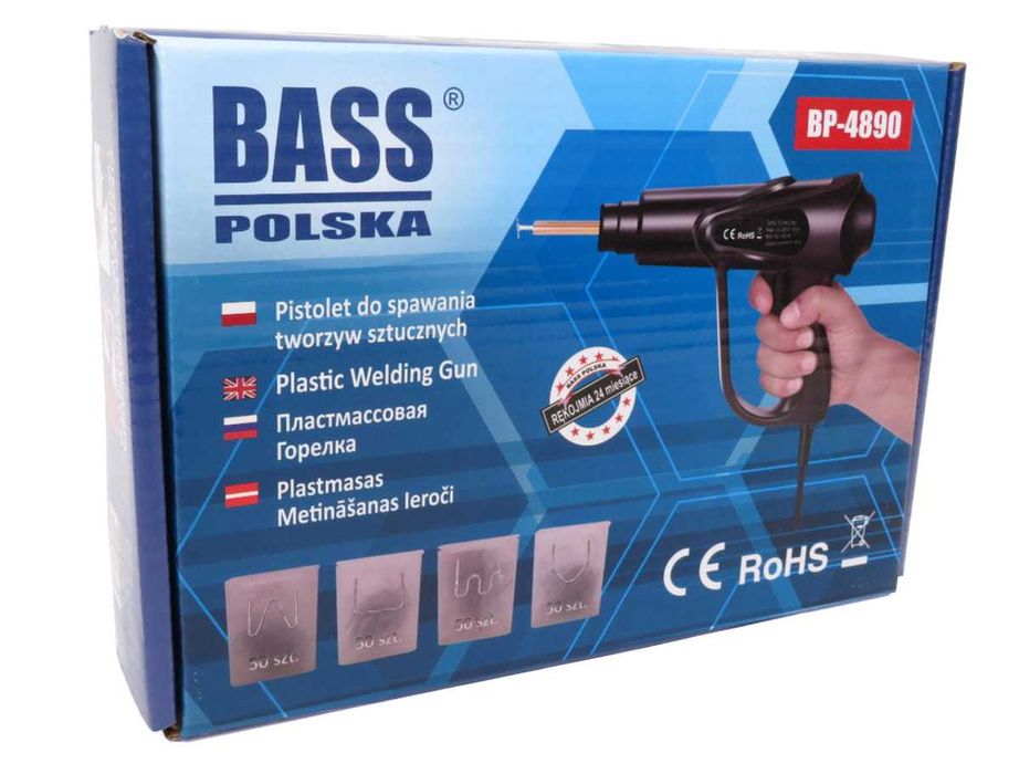 BASS POLSKA Spawarka Zgrzewarka Do Plastiku Lutownica Zszywki BP4890