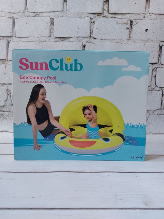 SunClub Mój pierwszy basen Pszczółka 1-3 lata 40l nowy prezent