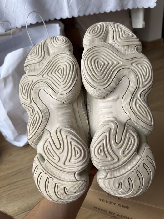 Adidas Yeezy 500 Blush buty sneakersy beżowe 46