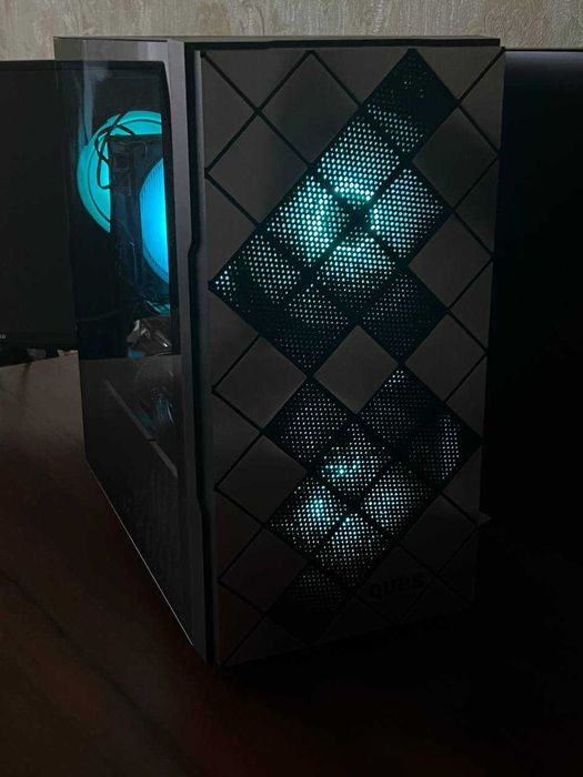 Ігровий корпус QUBE IMPACT | Скло | 4 кулери(140ммARGB+Arctic PWM PST)