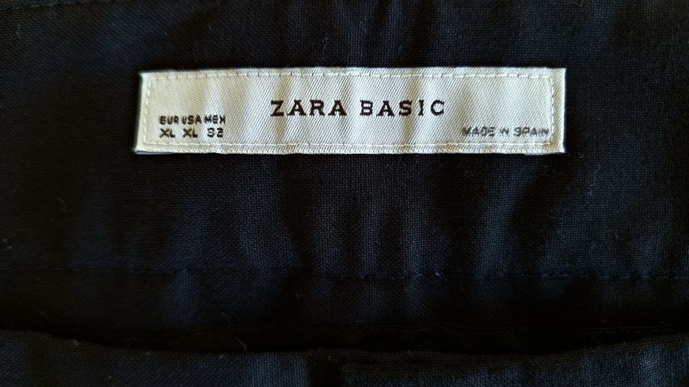 Calções pretos (Zara)