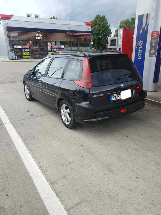 Peugeot 206 SW kombi 2.0 hdi 4,5l/100km, skóry, klima, alumy, sprawny