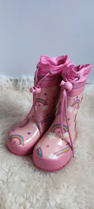 Гумові чобітки Kimboo з утепленням (фліс) 23р