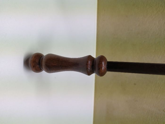 Bengalas em madeira / Tecido para cortinados