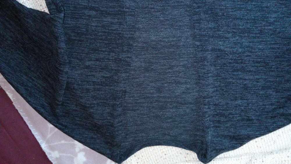 Sweter kardigan narzutka granatowy melanż