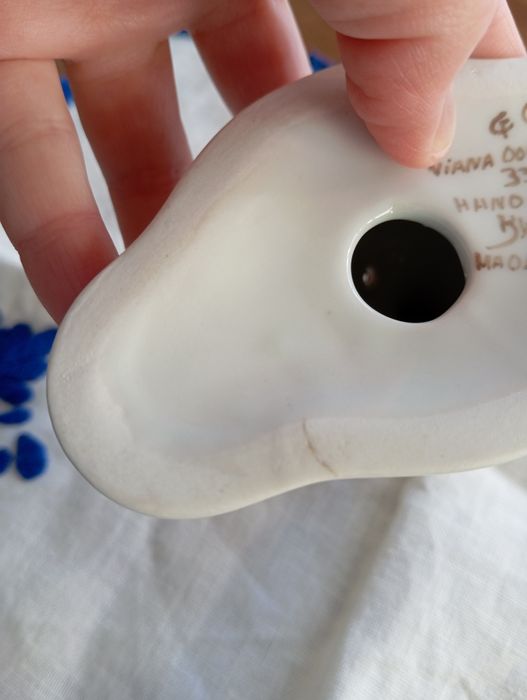 Paliteiro Pato louça de Viana