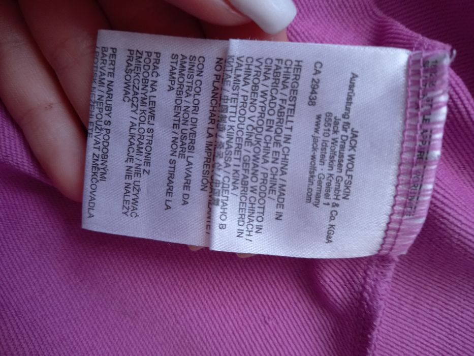 Майка Jack Wolfskin малинового кольору