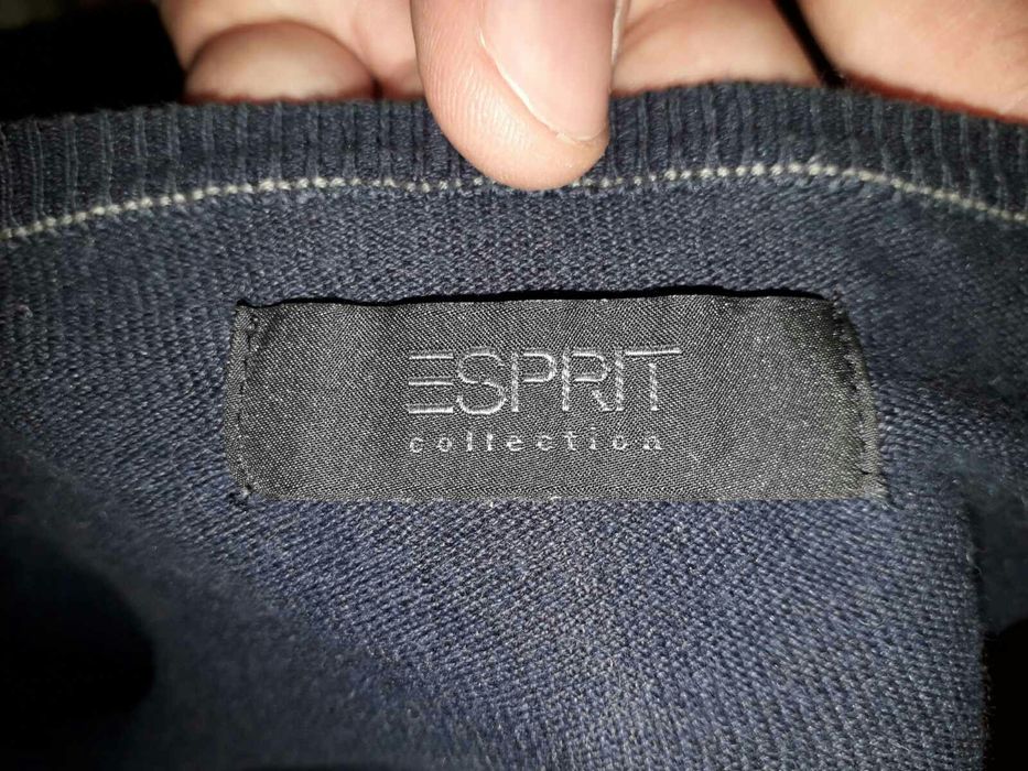 Синий свитер, свитшот,реглан Esprit (XL)