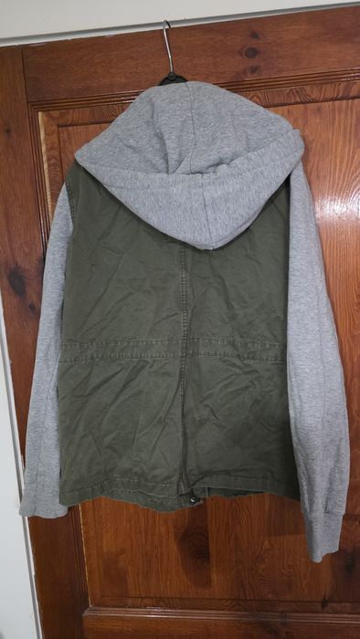 Bawełniana katana kurtka w kolorze khaki L