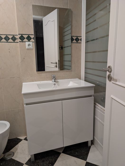 2 Conjuntos WC Sline Lua 80cm - NOVO EM CAIXA (Foto ilustrativa)