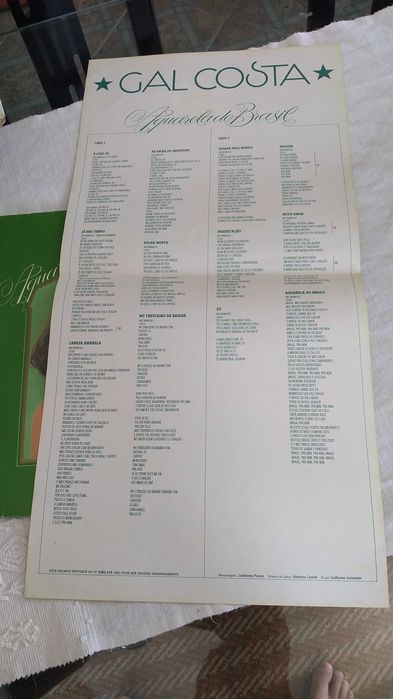 LP "Aquarela do Brasil" - Gal Costa, como NOVO!