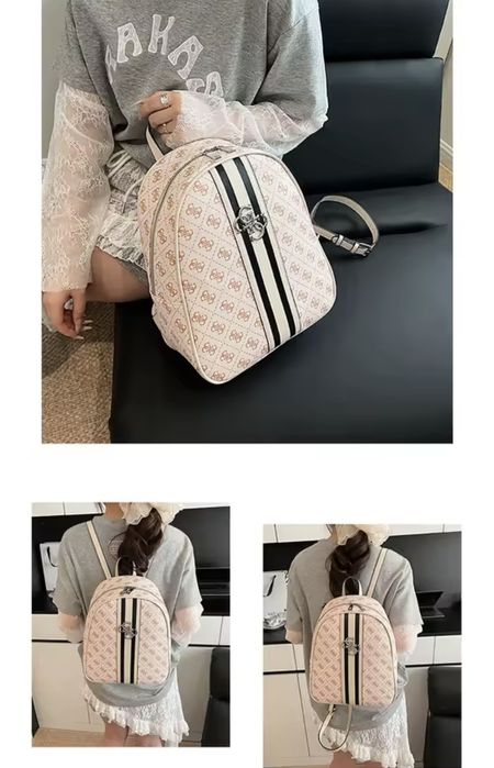 Plecak Guess premium Modny biały