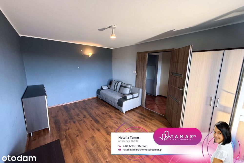 Na wynajem mieszkanie 2 pokoje 46,7m2 balkon ul. Księcia Warcisława I