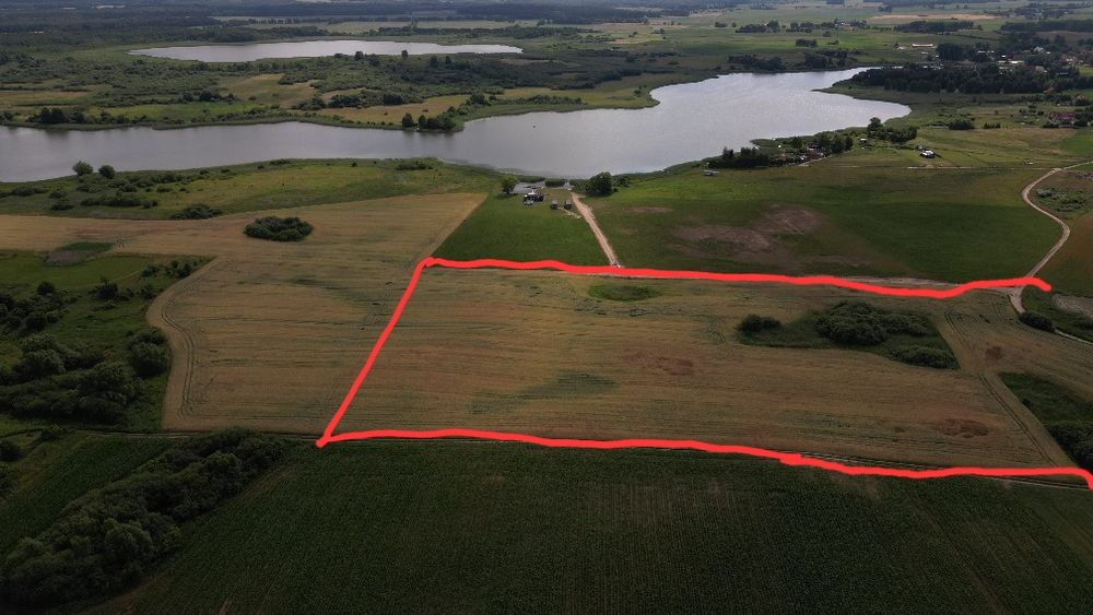 Działki przy szlaku Wielkich Jezior Mazurskich