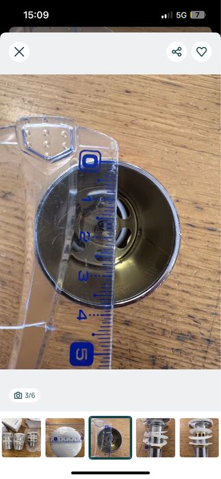 Conjunto 3 Válvula clic clac lavatório / bidé - NOVO