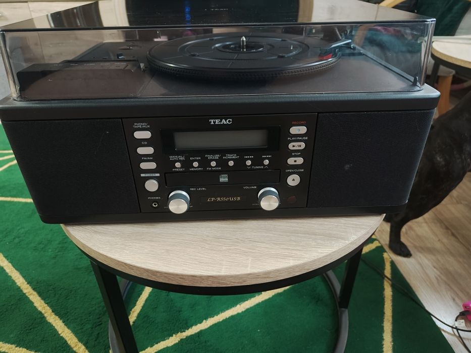 Gramofon TEAC LP-R550USB CD radio USB kasety płyty winylowe