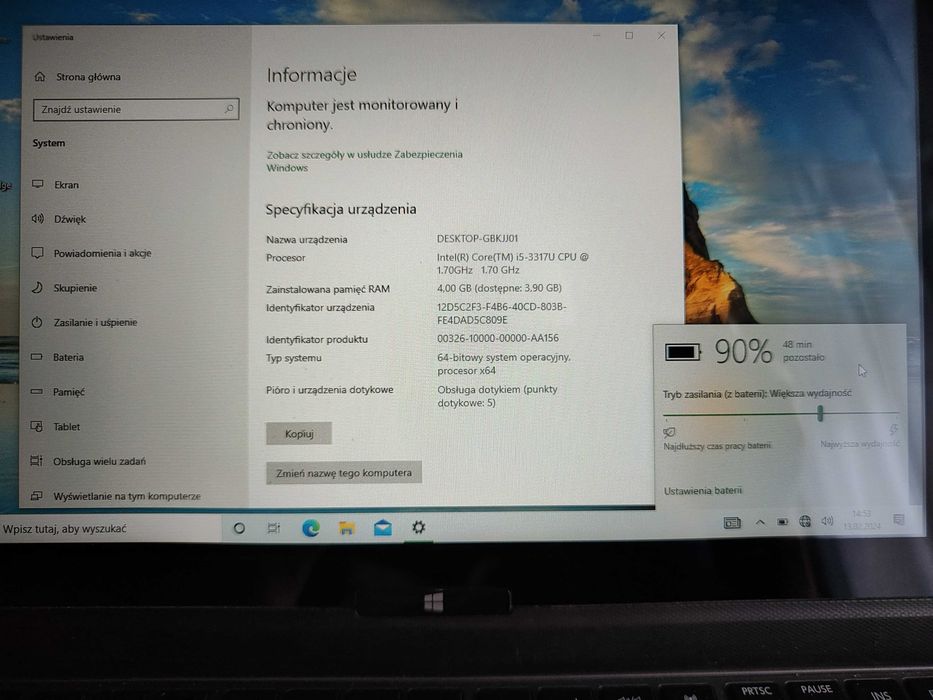 Toshiba Satellite U920t - laptop i tablet w jednym - USZKODZONE!