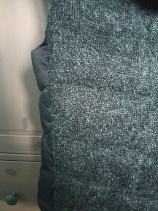 Bezrękawnik ZARA kamizelka z futerkiem