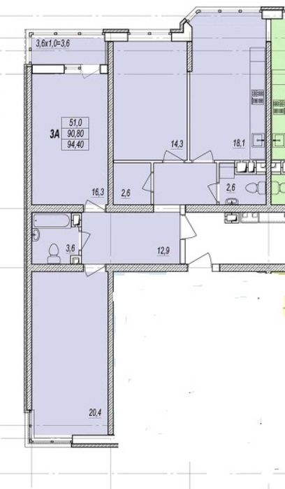 Квартира в ЖК Прохоровский квартал от СК Стикон. Дом построен и сдан.