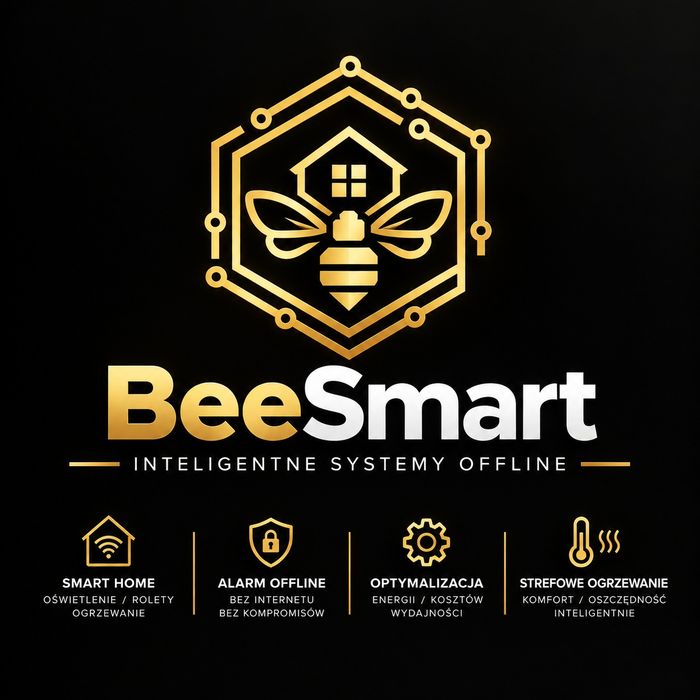 Smart Home bez kucia ścian! Inteligentny Dom OFFLINE. Ogrzewanie strefowe, Alarm  bez kabli, Sterowanie roletami i bramami. Domy i mieszkania.