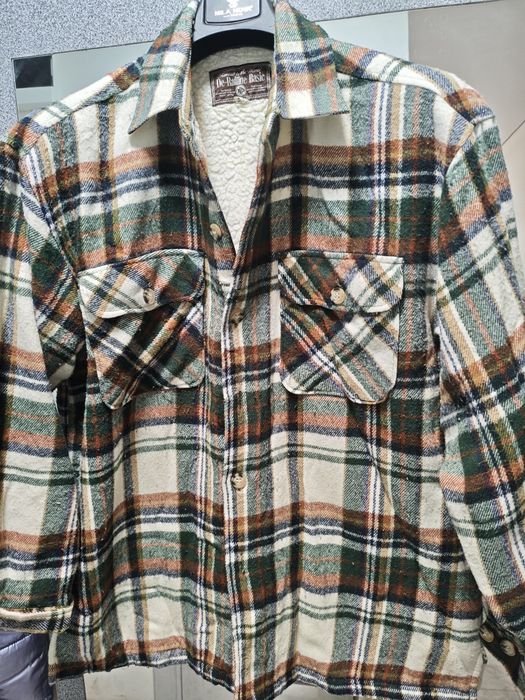 Стильна  рубашка оверсайз в клітинку на  утепленні
