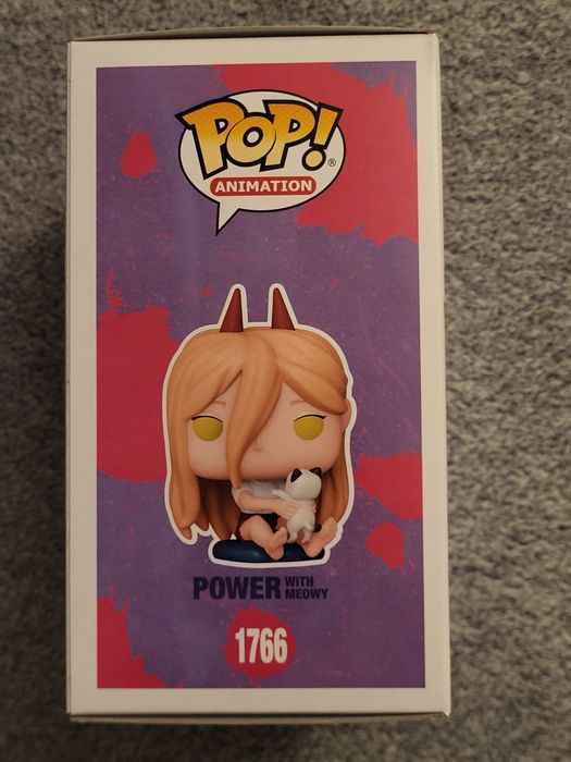 Power with Meowy 1766 Chainsaw man  Funko pop