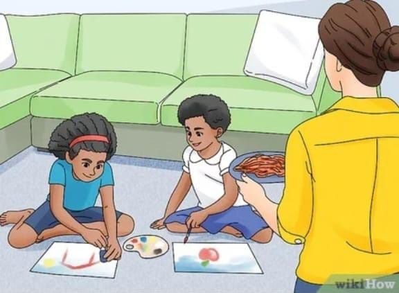 Serviço de babá cuido da vossas crianças
