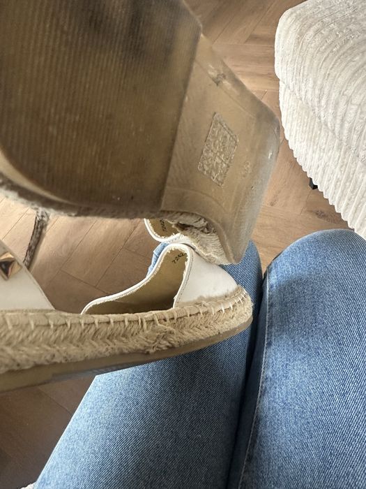 Sandaly espadryle ćwieki