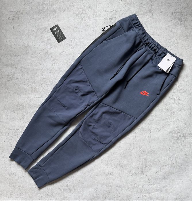ОРИГІНАЛ! Штани Nike tech fleece сині | M