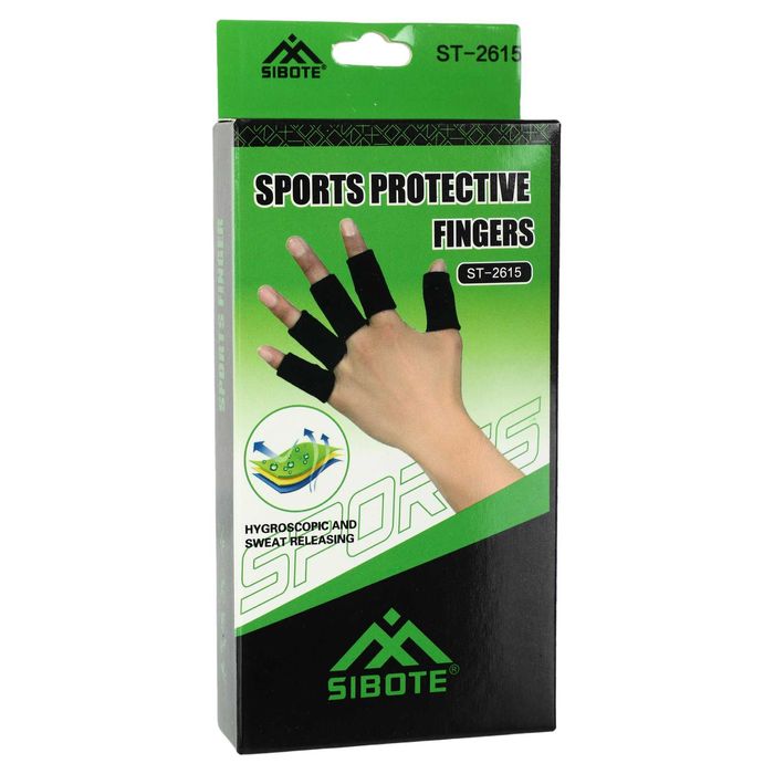 Напальчники для волейболу, баскетболу, гандболу SIBOTE ST-2615 чорний
