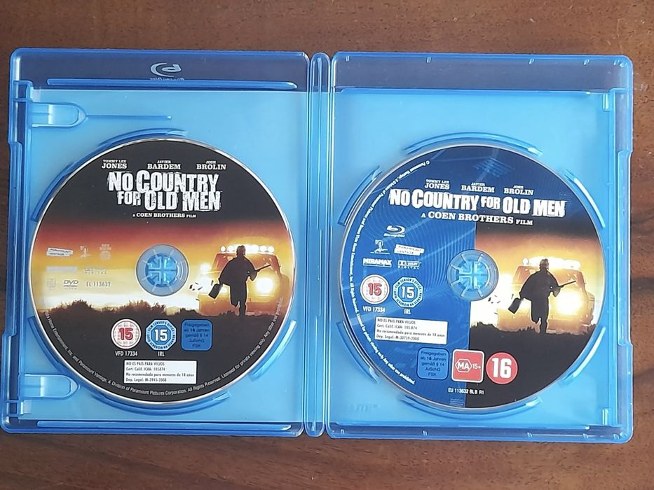 Blu-ray "No Country for Old Men / Este Pais Não é pra Velhos" de 2007