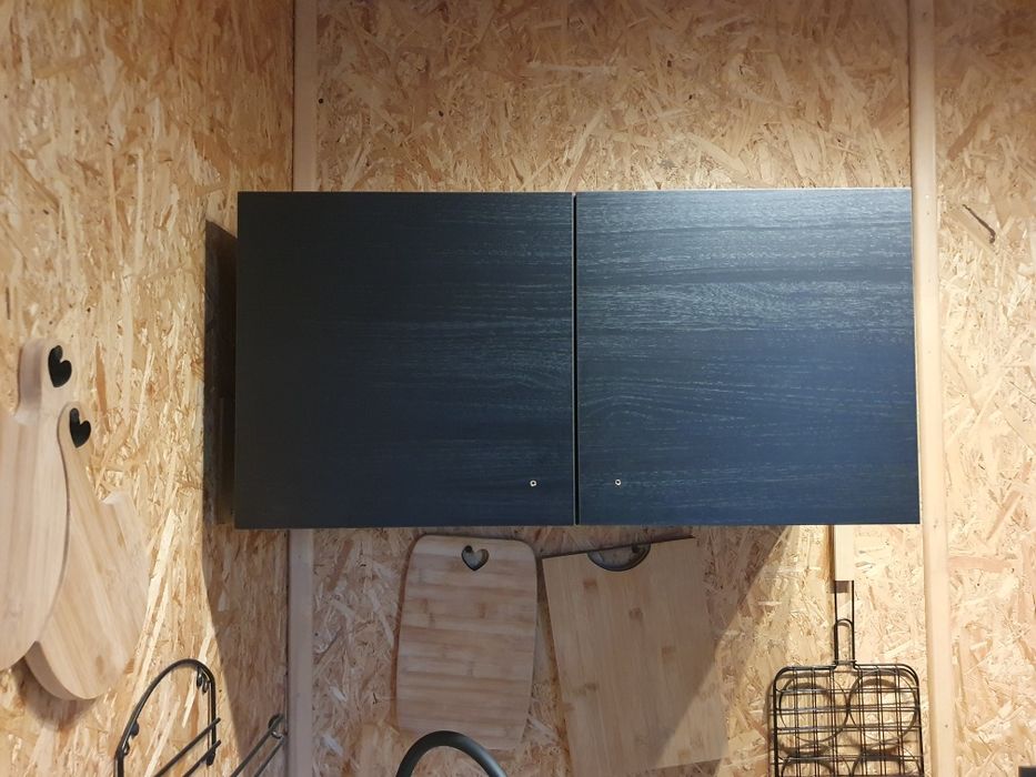 Szafka wisząca czarna Ikea 80x40x38