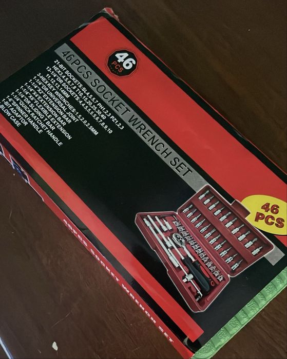 Kit Chaves 46 Peças Roquete - Mala Completa - Novo Selado