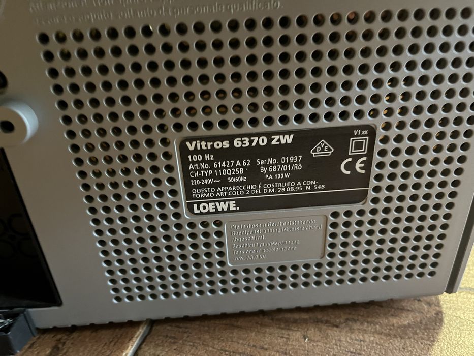 Televisão Loewe a funcionar