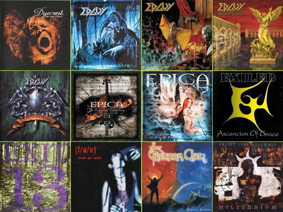 89 CDs - Metal - Muito Bom Estado