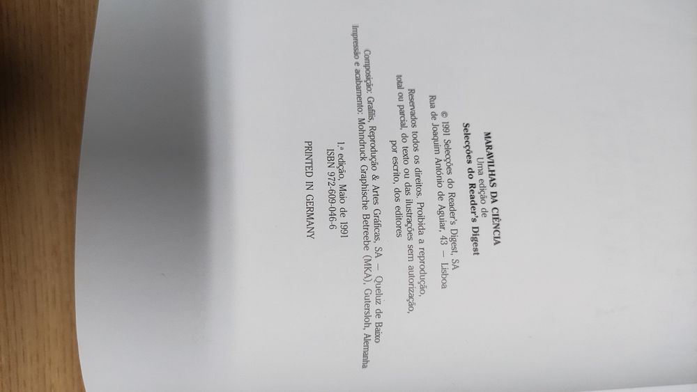 Livro Maravilhas da Ciência