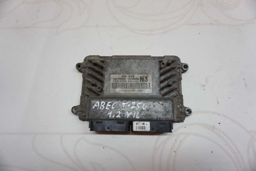Блок управління двигуном ЕБУ (мозги)ChevroletAveo\ АвеоТ250 1.2\16кл