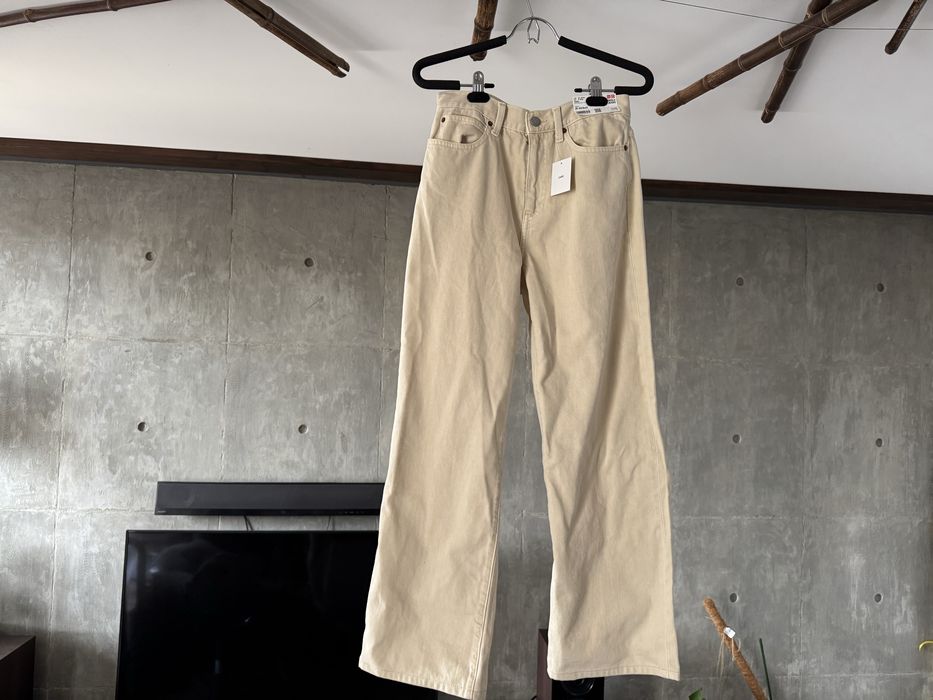 Джинси Uniqlo wide straight jeans