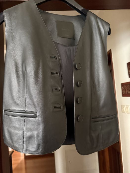 Colete pele oreta da Massimo Dutti