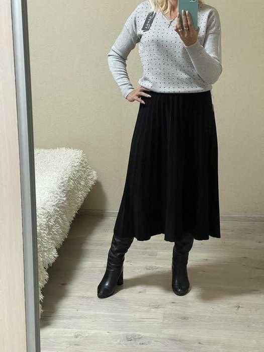 Красива, стильна, жіночна, завжди в тренді, спідниця-плісе,р-р S/M/L