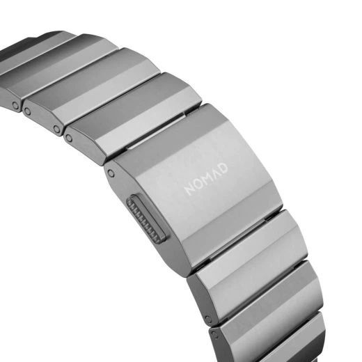 Титановий ремінець Nomad Titanium Band V2 Natural для Apple Watch 49мм | 46мм | 45мм | 44мм (NM014858858)