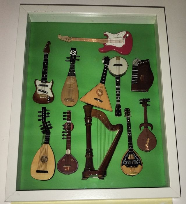 Guitarras Miniatura de Coleção