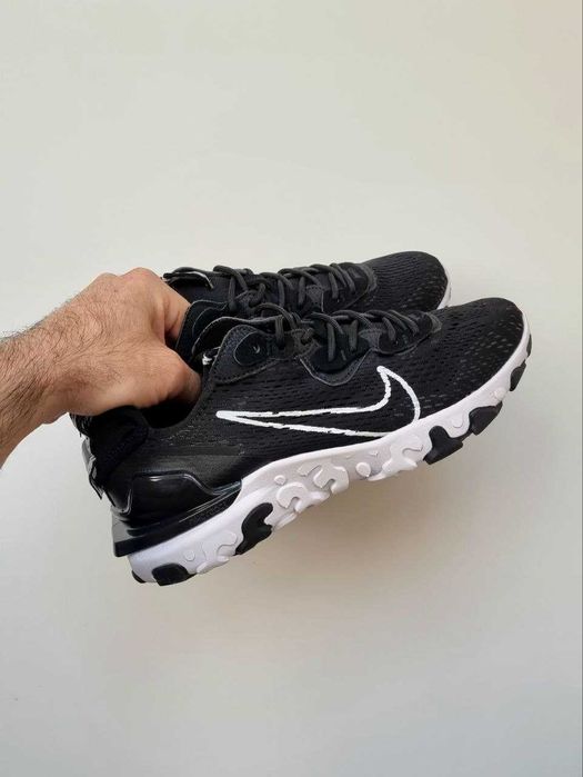 Чоловічі кросівки Nike React Vision "Black/White" Розміри 40-45