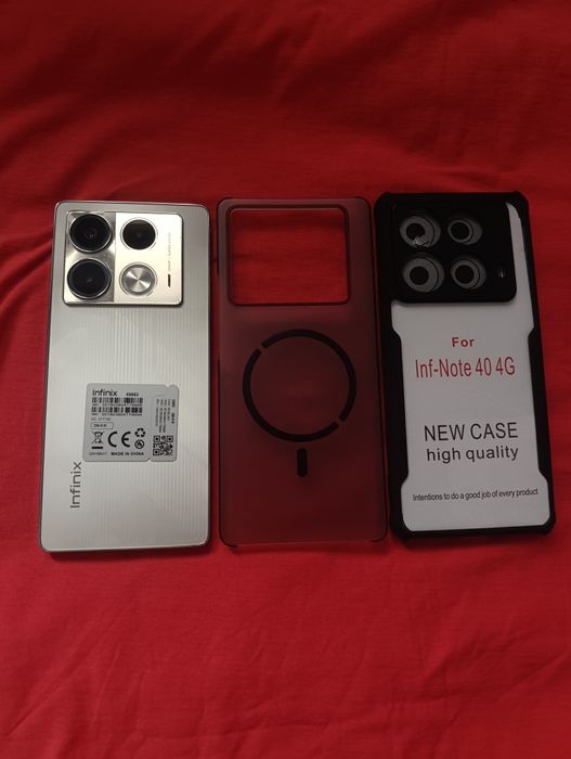 Smartfon Infinix Note 40 + ładowarka indukcyjna Racing Grey