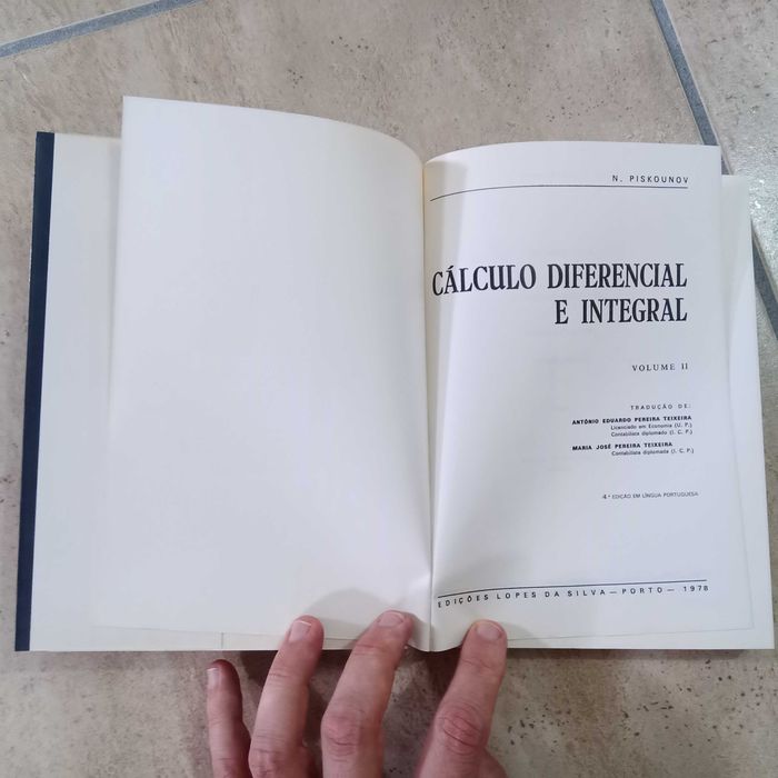 Cálculo diferencial e Integral, Vol 2, N. Piskounov