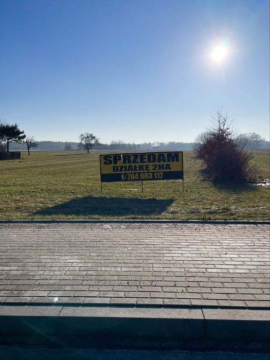 Działka 2ha (budowlana + rolna) pow. Sieradz gm. Warta
