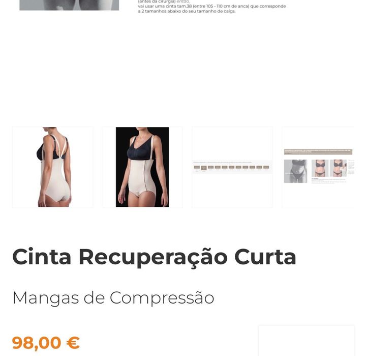 Cinta de malha compressiva
