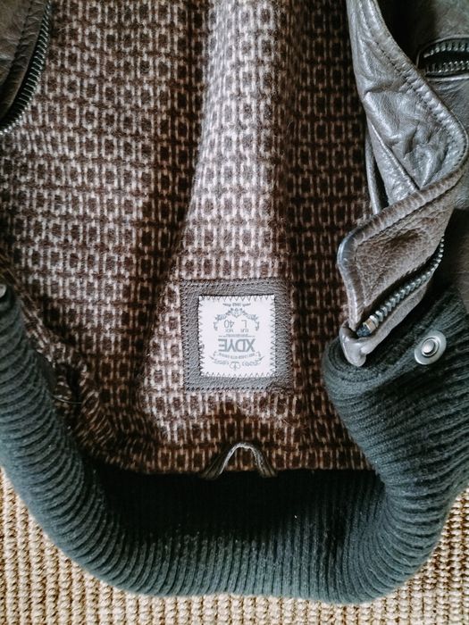 Casaco em pele como novo