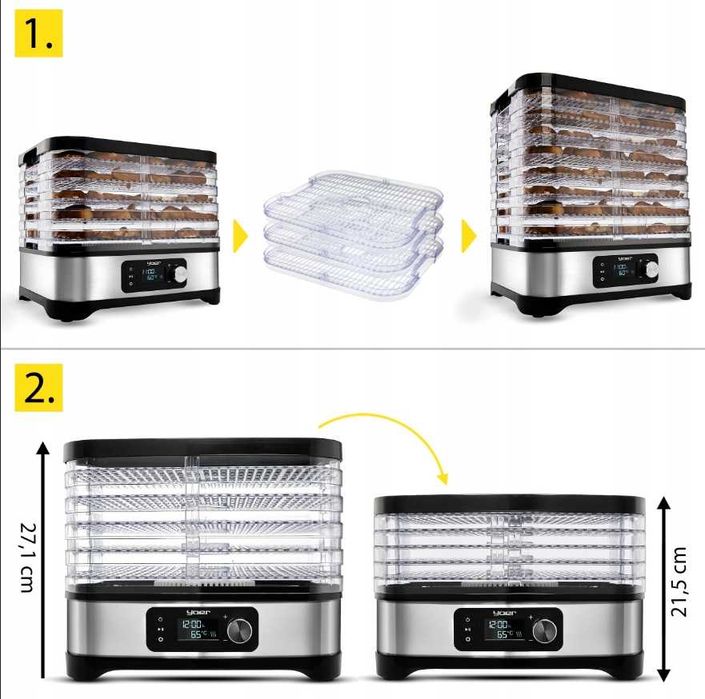 DUŻA Suszarka do Grzybów Owoców ta warzyw