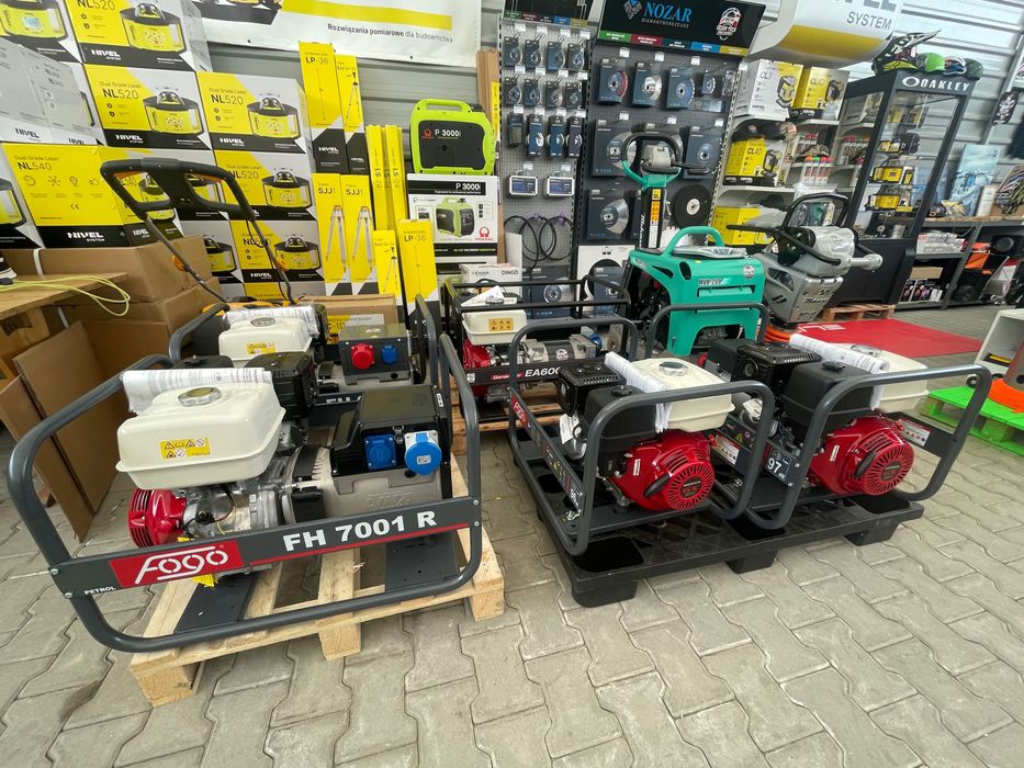 Agregat prądotwórczy Fogo FH 9000 R /AVR stabilizacja Honda GX Nowy FV